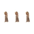 thumbnail image 3 of Vestido Largo Elegante Minnieouse Para Impresionar Con Estilo Marrón S, 3 of 6