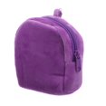 thumbnail image 3 of SOPOTUTU Purple Plush Coin Purse Keychain Pouch for Storage Adorable Accessory for Women's and Girls 4.5 x 4.5 Inches, 3 of 8