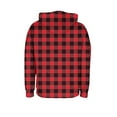 thumbnail image 4 of Enjoytime Light Weight Jackets Womens Plaid Long Sleeve Zip Up Hoodie Fall Winter Fashion Casual Outerwear with Pockets, 4 of 8