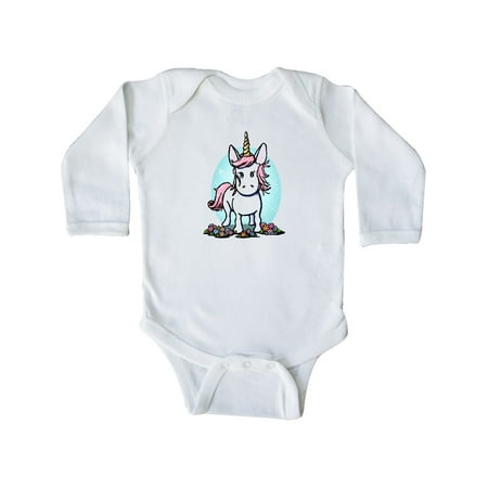 

Inktastic KiniArt Unicorn Gift Baby Boy or Baby Girl Long Sleeve Bodysuit
