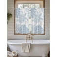 thumbnail image 6 of Blue Sea Turtle Kitchen Curtains 54 Inches length, Coastal Coral Summer Beach Nautical Window Treatment Curtain Drapes, Decorative Window Curtains for Bedroom Cafe, 52"x54", 2 Panels, 6 of 7