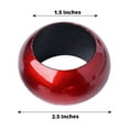 thumbnail image 3 of Efavormart 4 PCS Wholesale Red Acrylic Napkin Rings for Place Settings Wedding Receptions Dinner or Holiday Parties Tableware, 3 of 10
