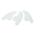 thumbnail image 4 of Surfboard Fin, Wear Resistant Flexible Surfboard Fin Replacement 3PCS Exquisite PVC  For Outdoor Black,White,Translucent, 4 of 8