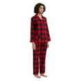 thumbnail image 3 of Kolipajam Couples Matching Pajamas Set 100% Cotton Flannel Pajamas for Couples with Pockets XXL, 3 of 5