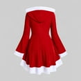 thumbnail image 3 of Uootdi Gift Christmas Dress for Women Vintage 1950s Dresses Long Sleeve Swing Party Dresses Xmas Cocktail Dress Party Holiday Dress, 3 of 5