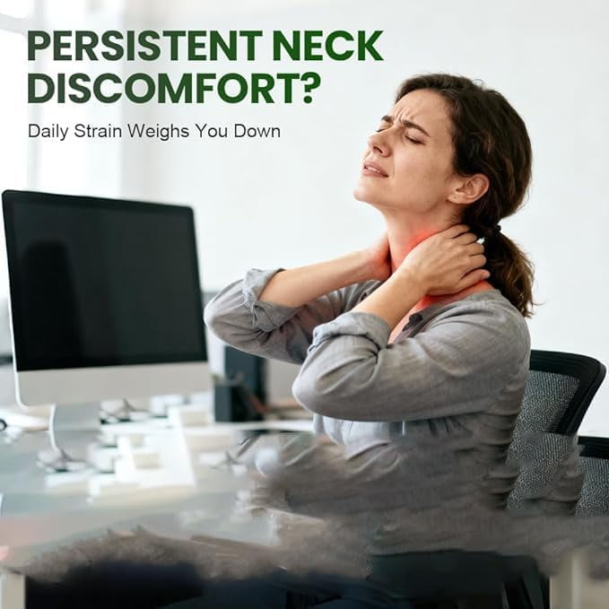 Neck Massager,2026 New Shoulder Massager with Heat Shiatsu 4D Kneading,Neck and Back Massager for Relief