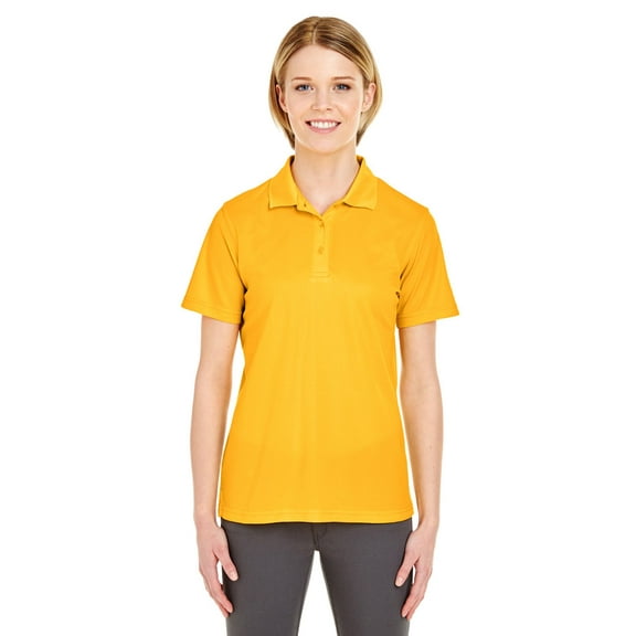 Ultraclub Ladies Cool & Dry Mesh Piqué Polo 8210L -Gold M