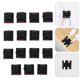 thumbnail image 3 of 15pcs Desktop Cable Clips Autoadhesivo Cable Administración Abrazaderas Organizador de alambre, 3 of 7