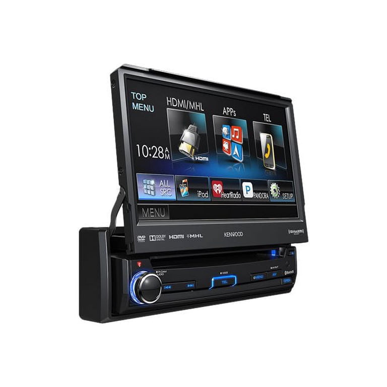Kenwood KVT-7012BT - DVD receiver - display - 7