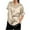 Beige, variant on ChaoHeng Casual Blouses for Women Summer Women's Cap Sleeve Silk Tops V Neck Satin Blouse Solid Color Elegant Loose Shirts, of the Day