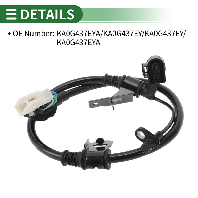 Unique Bargains ABS Wheel Speed Sensor ABS Sensor Anti-lock