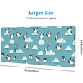 thumbnail image 3 of Cute Penguin Cartoon Gaming Mouse Pad Penguins Large Mouse Pad (31.5x11.8 Inch) Non-Slip Rubber Base Large Desk Mat Desk Protector for Home Office Gaming Work, 3 of 6