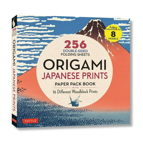 Origami Japanese Prints Paper Pack Book: 256 Double-Sided Folding Sheets with 16 Different Japanese Woodblock Prints wit, (Paperback)