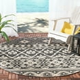 thumbnail image 2 of SAFAVIEH Veranda Dogon Southwestern Indoor/Outdoor Runner Rug, 2'3" x 8', Grey/Beige, 2 of 10