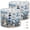 Color 2, variant on Coastal Drum Lampshades Set of 2 13"x13"x10" Blue Watercolor Starfish White Light Shade for Table Lamps Floor Lamp Shades Replacement Assembly Required