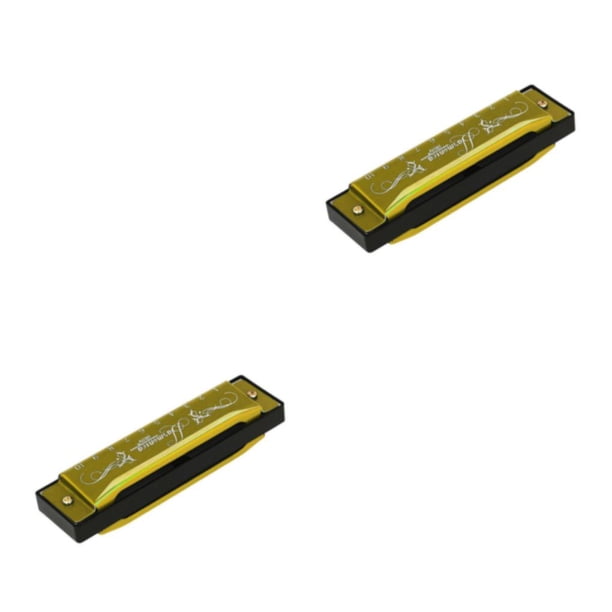 Armónica Greeniant de 10 Agujeros 20 Tonos ABS y Metal Negro