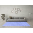 thumbnail image 3 of Ahgly Company Indoor Rectangle Solid Blue Modern Area Rugs, 8' x 12', 3 of 4