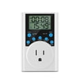 thumbnail image 1 of Enchufe De Pared Con Temporizador Multifunción, Salida De Ajuste Diario De 24 Horas Interruptor De Temporizador Eléctrico Digital Para Humidificador, Calentador De Tanque De Peces Enchufe De 125V 15A Yuarrent HA021731-00, 1 of 6