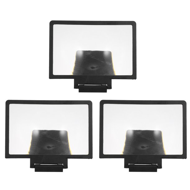 3 PCS Pantalla de teléfono celular lupa Práctica anti-radiación Pantalla de teléfono Ampliación