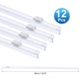 thumbnail image 2 of 12pcs Plastic Wrap Cutter, 19in Plastic Wrap Slide Cutter Snap Card Slot Installation Replacement for Aluminum Foil Wax Paper Parchment Paper Wrap Dispenser, White, 2 of 6