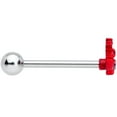 thumbnail image 3 of Body Candy 14G Women 316L Stainless Steel Red Moon Witch Barbell Tongue Ring Body Piercing Jewelry 5/8”, 3 of 3