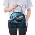 thumbnail image 2 of Hirioo 3D Realistic Shark for Eco-friendly Lunch Box,Leakproof Lunch Box for School, Work, Travel, and Picnics,Perfect for Meal Prep, 2 of 8