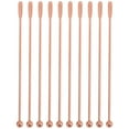 thumbnail image 1 of 10 cucharas de café de acero inoxidable para agitar cócteles, cucharas agitadoras en espiral, barra agitadora, 1 of 7