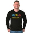 thumbnail image 5 of PACMAN 1980s Vintage Video Game Long Sleeve TShirt Men Women Brisco Brands S, 5 of 6