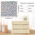thumbnail image 6 of Yayeee 6 Pack Kitchen Dish Cloths Set for Washing Soft Drying Absorbent Microfiber Towels, Small Pink Flower, 6 of 9