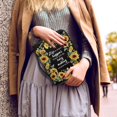 thumbnail image 5 of HELLHERO Yellow Sunflower Print Bible Protector with Book Holder Multi Functional Bible Cover for Church, PU Leather Church Bible Bag for Bible Study, 5 of 12