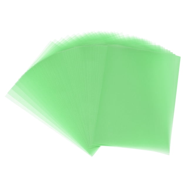 100 Sheets Vellum Paper 4x6, Vellum Paper Printable Translucent Paper 100GSM for Invitations Printing, Green