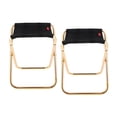 thumbnail image 1 of S SERENABLE 2 Pieces Folding Stool Small Collapsible Barbecue Stool Lightweight Slacker, 1 of 9