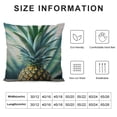 thumbnail image 5 of PRATYUS Pineapple Pillow Cover,Decorative Throw Pillow Pineapple Top Pillow Cases Outdoor Indoor Square Cushion Covers for Home Sofa Couch Green 18x18in, 5 of 5