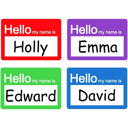 2 X 3 Inch Hello My Name Is Stickers Name Colored Name Labels Perforated Line Design Great For Kids School Office Walmart Canada 2 X 3 Inch Hello My Name Is Stickers Name Colored Name Labels Perforated Line Design Great For Kids School Office Walmart Canada