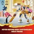 thumbnail image 4 of LEGO NINJAGO Sora’s Elemental Tech Mech Mini Ninja Toy, Customizable Figure, Adventure Toy Set for Kids with Sora Minifigure, Ninja Action Figure Gift for Boys and Girls Ages 7 and Up, 71807, 4 of 9