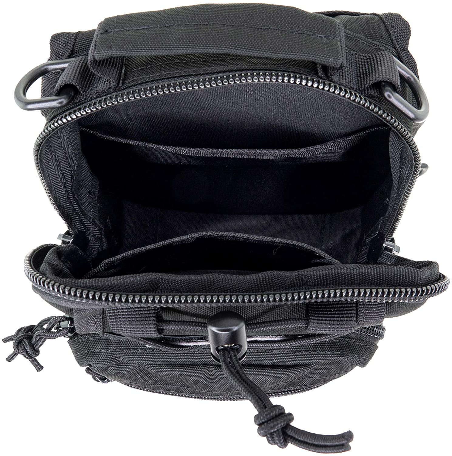 LINE2design First Aid Sling Backpack - EMS Emergency Medical Supply Bag - Black