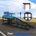 thumbnail image 5 of Tuekys 2 Pack Hydraulic Vehicle Ramps, 10000lbs Max Load, Black, 5 of 8