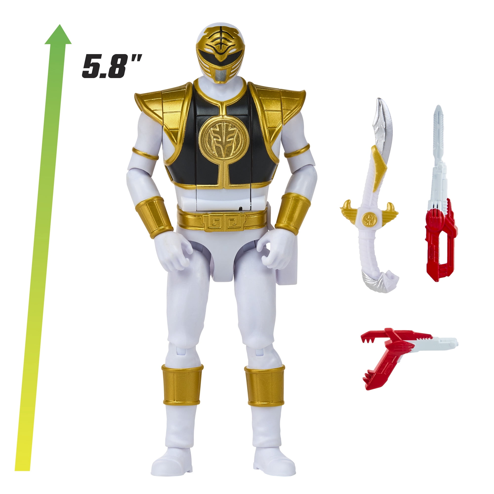 Mighty Morphin Power Rangers: Re-Ignition - Auto-Morphin White Ranger Action Figure by Playmates Toys