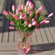 thumbnail image 3 of Advancent 6 tenedores 12 cabezas Tulipán Flor artificial Toque real Ramo artificial Flor falsa para la decoración de la boda Flores Decoración del hogar Flores artificiales rosa Advancent HA6720-05B, 3 of 6