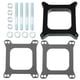 thumbnail image 1 of Espaciadores de carburador fenólico abierto de 1.0 in de alto para Chevy para Ford 350 SBC BBC BB 4BBL con kit de tornillos de junta, 1 of 6