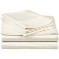 thumbnail image 1 of 400 Thread Count Egyptian Cotton Olympic Queen Sheet Set Solid  Ivory, 1 of 5