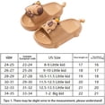 thumbnail image 2 of Zapatillas de baño de carpincho para niños, cómodas zapatillas de baño con dibujos animados para niños y niñas, 2 of 9