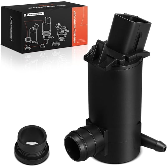 A-Premium Windshield Washer Pump Compatible with Hyundai Elantra, Sonata, Accent, Tucson, Genesis, Veloster, Ioniq, Azera & Kia Optima, Sportage, Cadenza, K5 & Chevrolet Spark & Genesis G80 & Pontiac