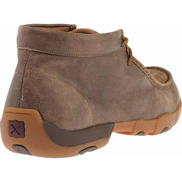 Twisted X Men's MDM0033 Driving Moccasins, Bomber/Tan Leather