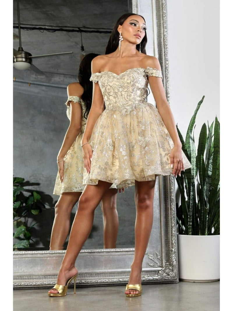 cocktail dress juniors May Queen MQ2012 Juniors Womens Sweetheart Glitter Tulle Embellished Cocktail  Dress