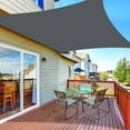thumbnail image 5 of Qaailabf Waterproof Triangle Sun Shade Sail 16x16x16 FT UV Block Canopy for Patio Garden Pool Backyard Outdoor Shade Cover Easy Installation Durable Protection, 5 of 5