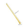 thumbnail image 4 of INSPIRE CHIC Men's Solid Color Narrow Stripes Necktie Graduation Suit Formal Ties Gold, 4 of 5