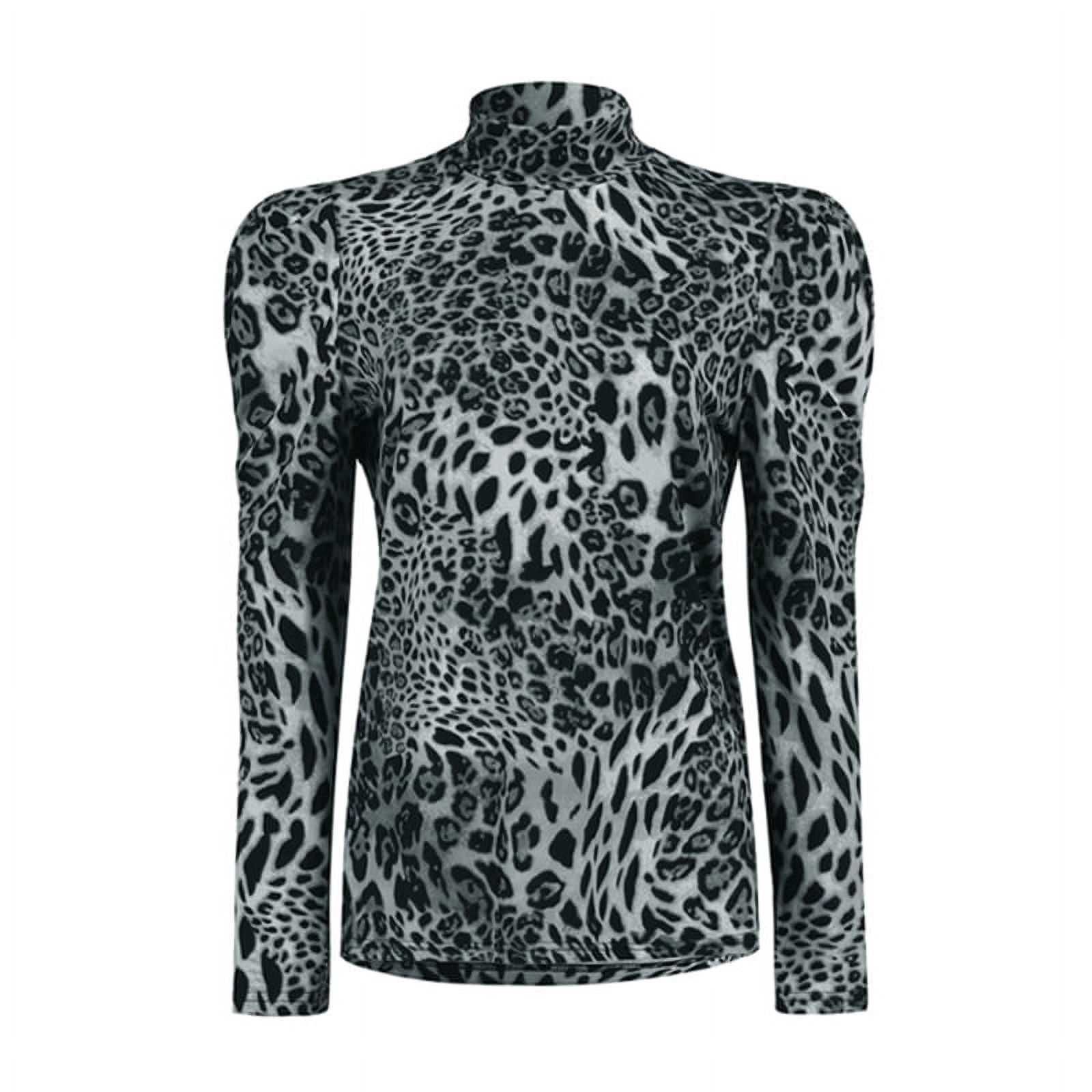 Sonja By Sonja Morgan Women's Tiffany Leopard Turtleneck
