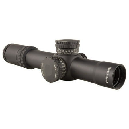 Trijicon AccuPower 1-8x28mm Riflescope, MOA Segmented-Circle Crosshair w/Red LED, 34mm Tube -