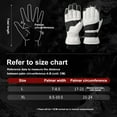 thumbnail image 3 of Guantes de esquí de invierno, guantes impermeables para Snowboard con pantalla táctil, guantes cálidos para esquiar, correr y andar en bicicleta 1089, 3 of 6